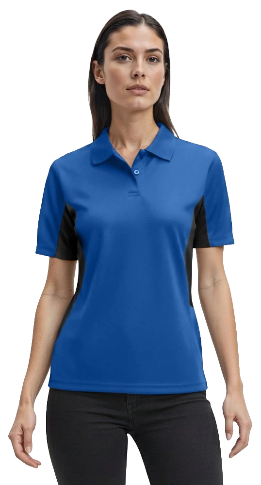 Blue Generation Ladies' Snag Resistant Colorblock Polo-BG6226