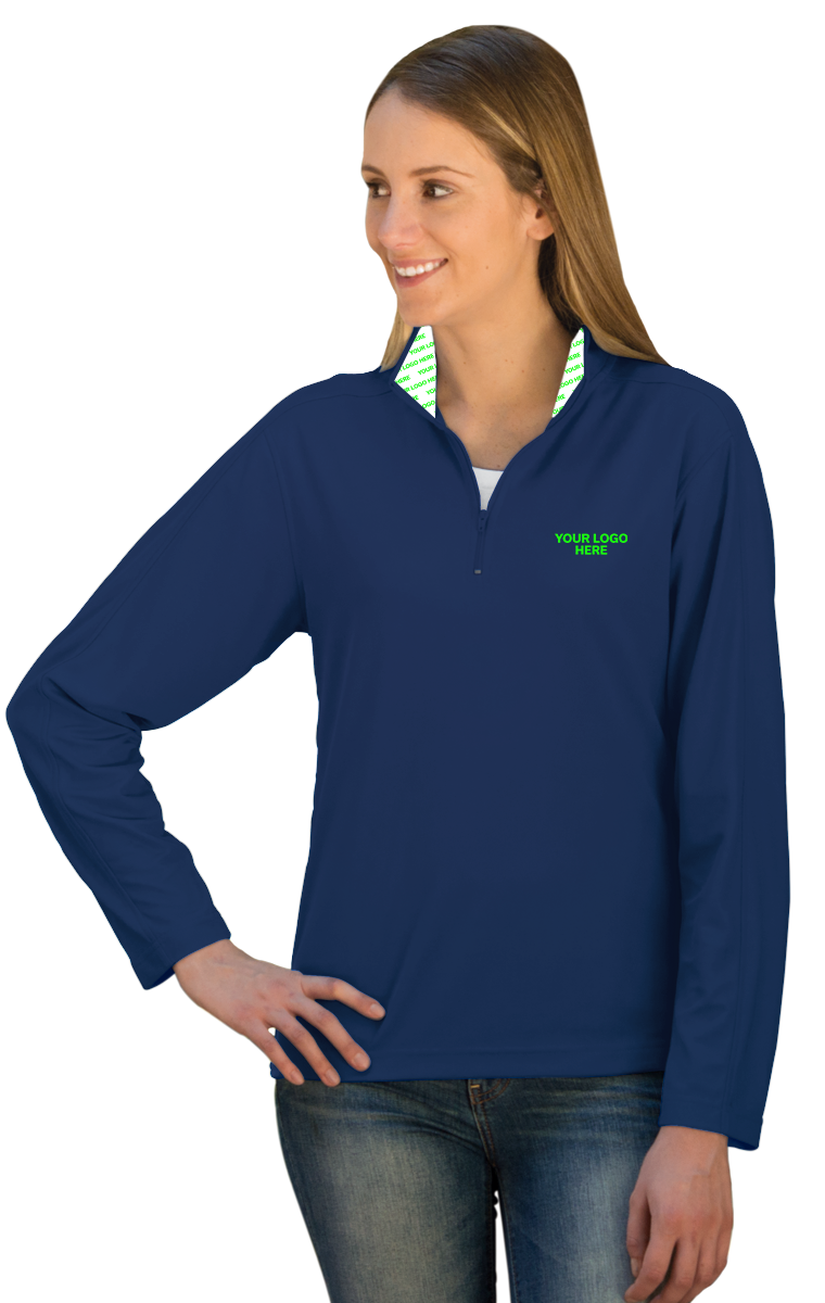 Blue Generation Your Logo Here Wicking Pullover-BG6230H