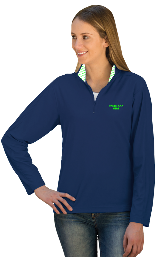Blue Generation Your Logo Here Wicking Pullover-BG6230H
