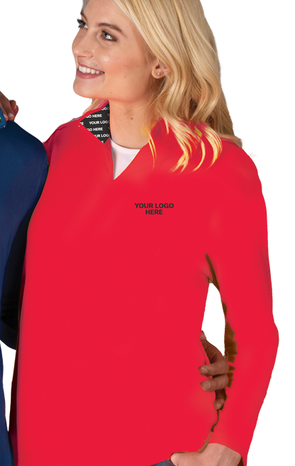 Blue Generation Your Logo Here Wicking Pullover-BG6230H