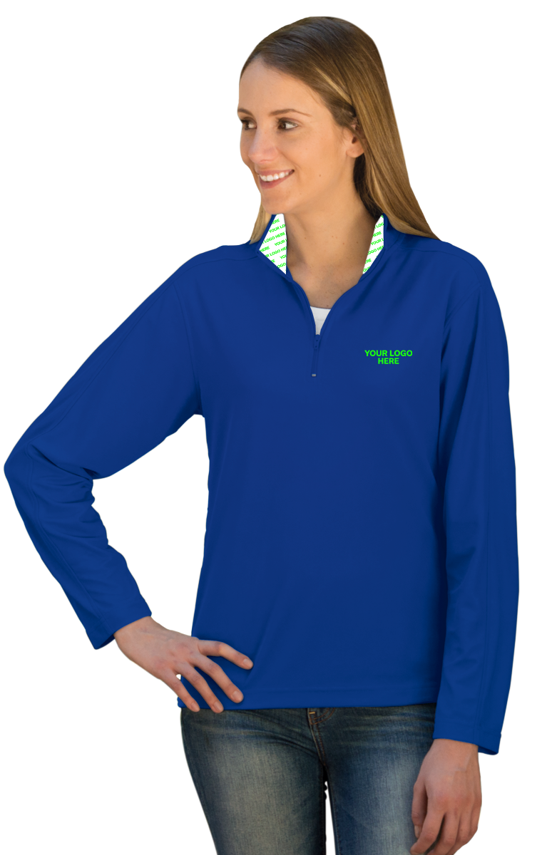 Blue Generation Your Logo Here Wicking Pullover-BG6230H