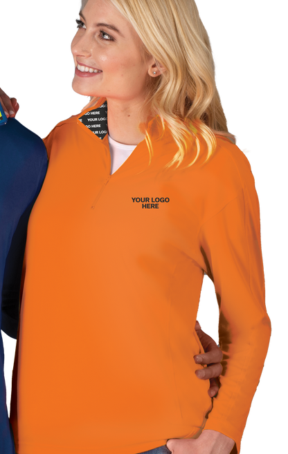 Blue Generation Your Logo Here Wicking Pullover-BG6230H