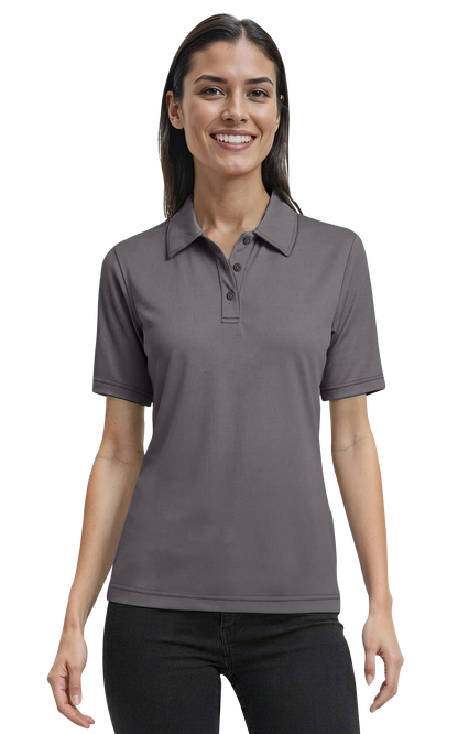 Blue Generation Ladies Short-Sleeve Nailhead Polo-BG6232
