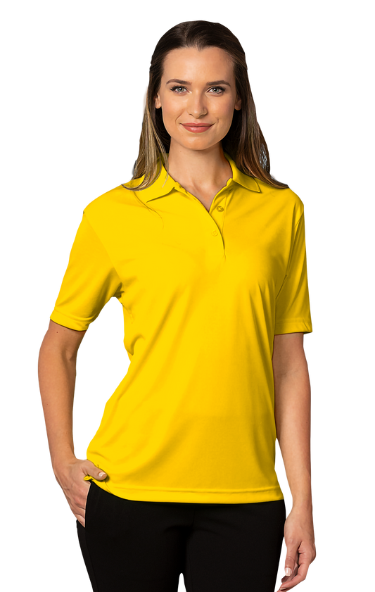 Blue Generation Ladies' Titan Value Wicking Short-Sleeve Polo-BG6300 - Basics Clothing Store