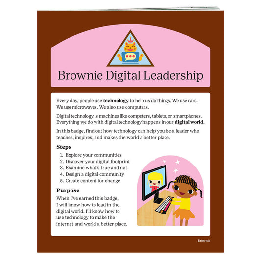 Brownie Digital Leadership Badge Requirements