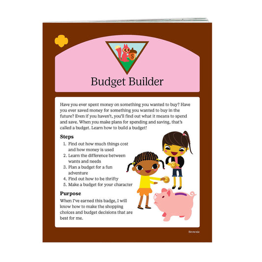 Brownie Budget Builder Badge Requirements