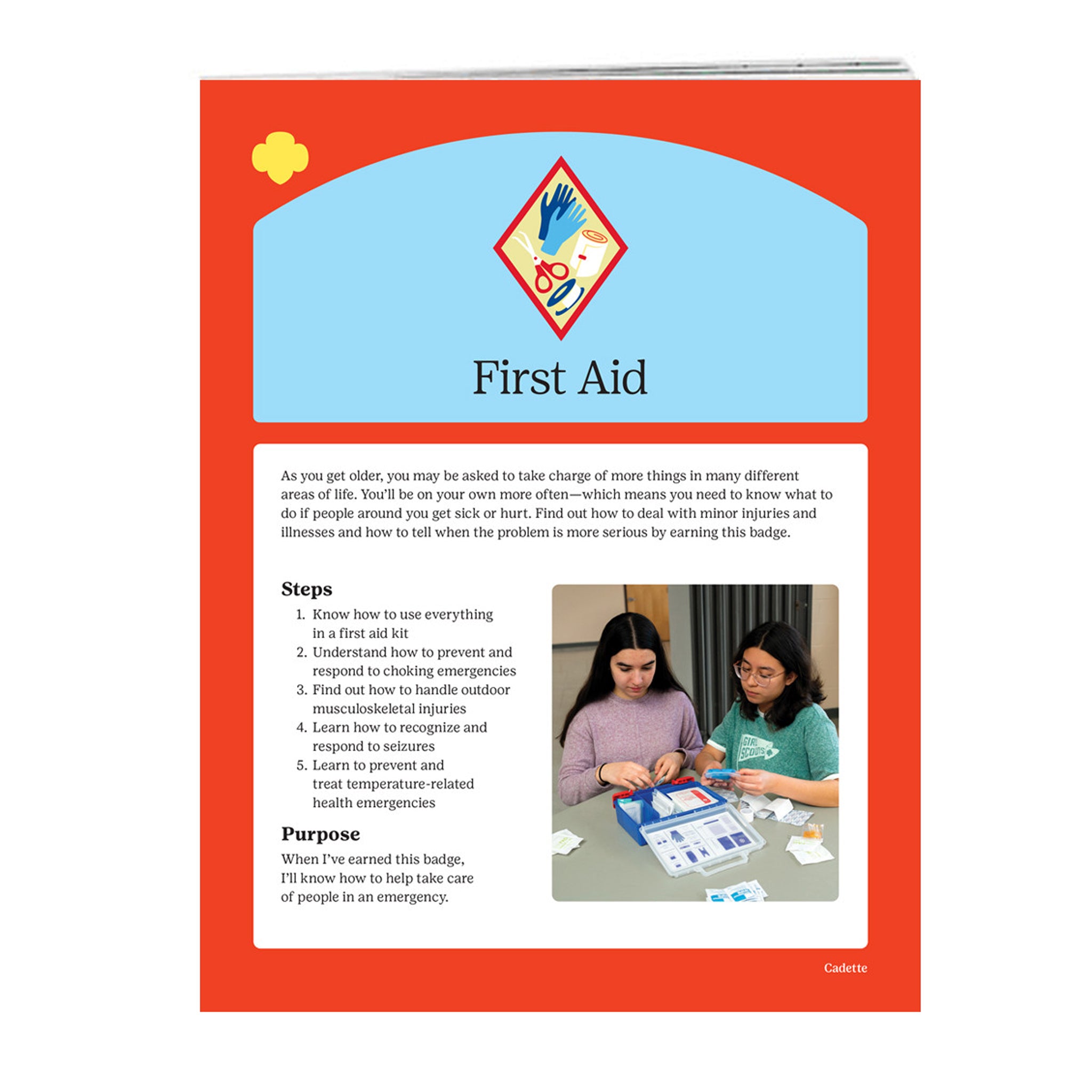 Cadette First Aid Badge Requirements – Basics Clothing Store