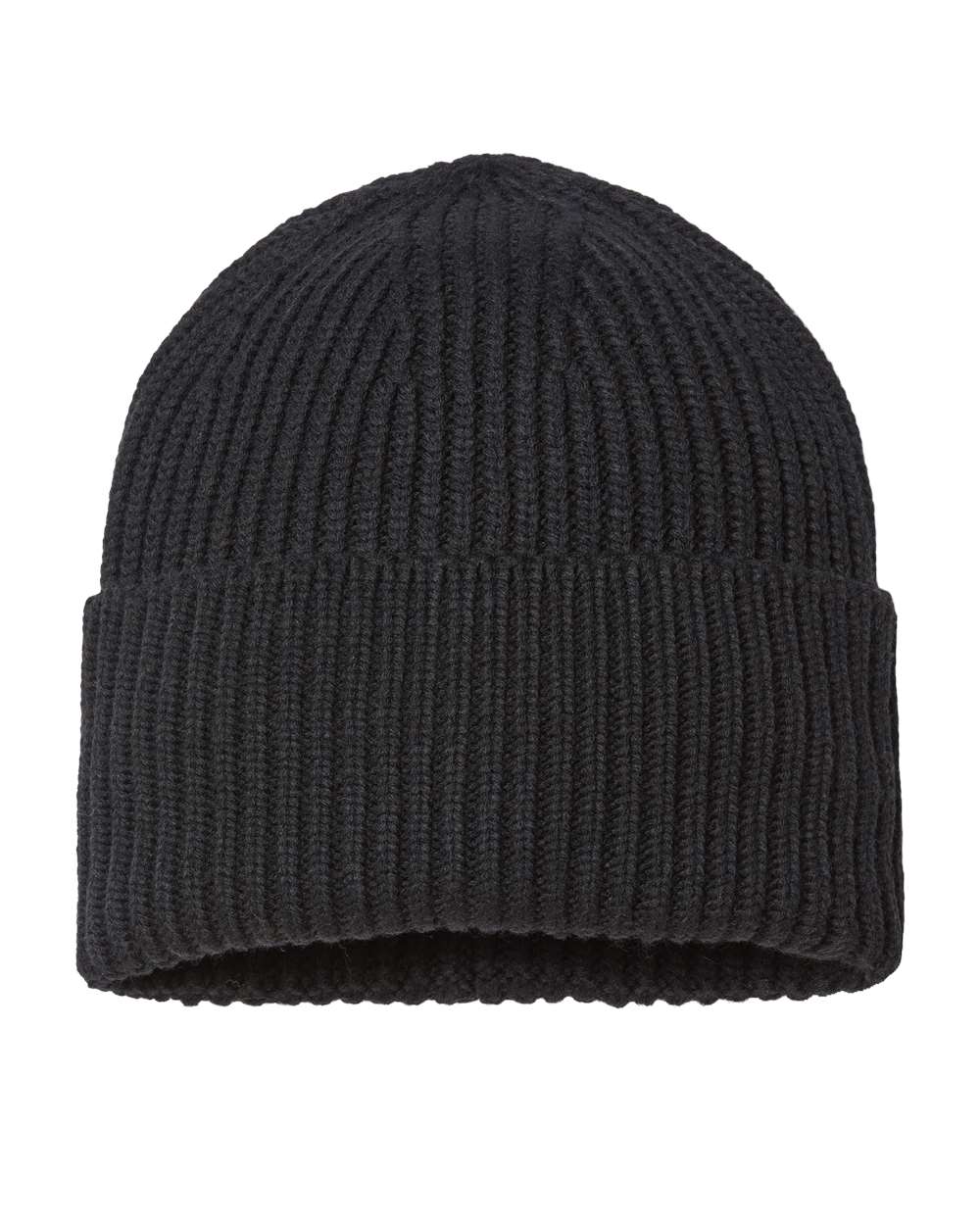 Atlantis Headwear - Sustainable Chunky Rib Cuffed Beanie - OAK