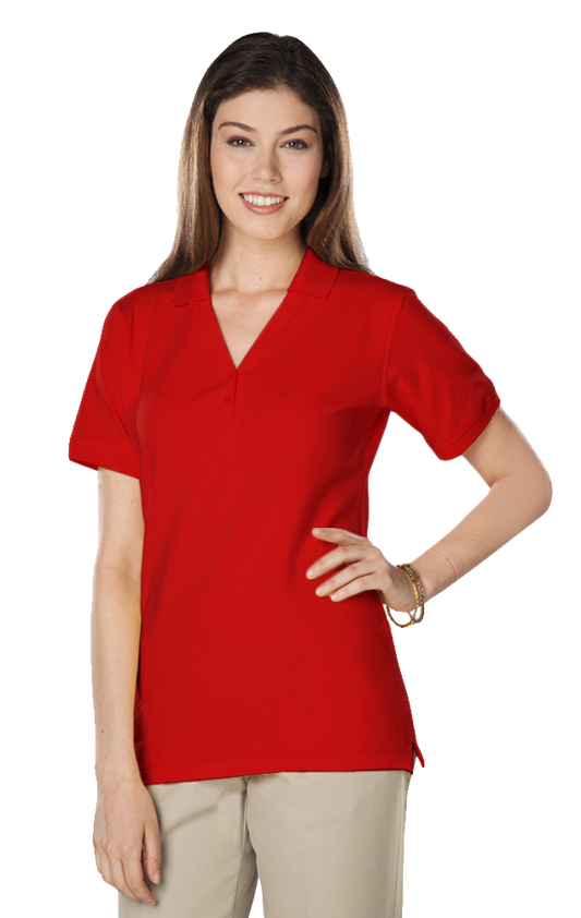 Blue Generation Ladies' Soft Touch Y-Placket Polo-BG6505