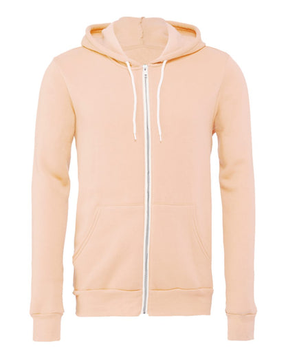 BELLA + CANVAS Sponge Fleece Full-Zip Hoodie