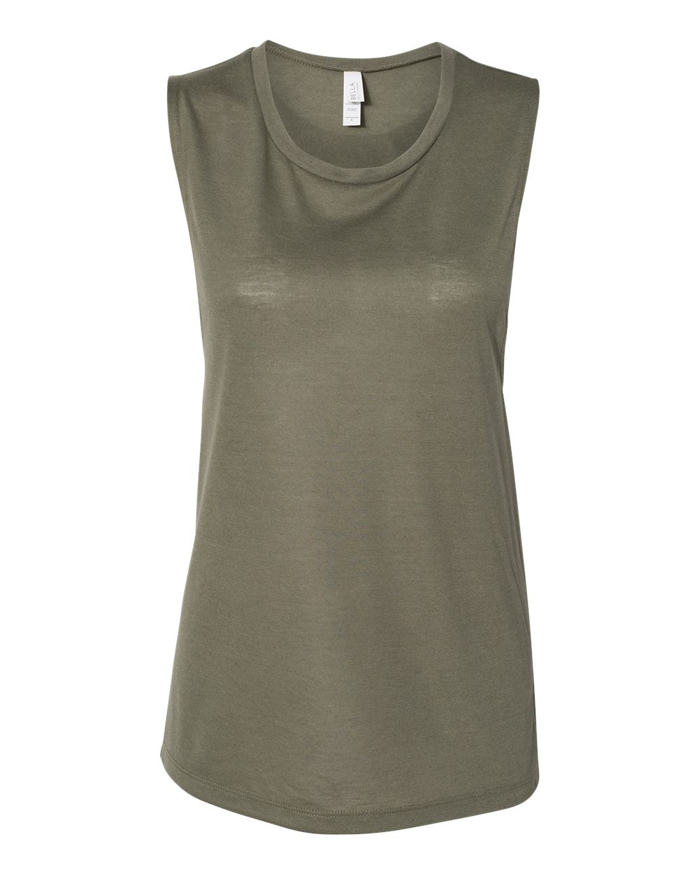 BELLA + CANVAS Women's Flowy Scoop Muscle Tank