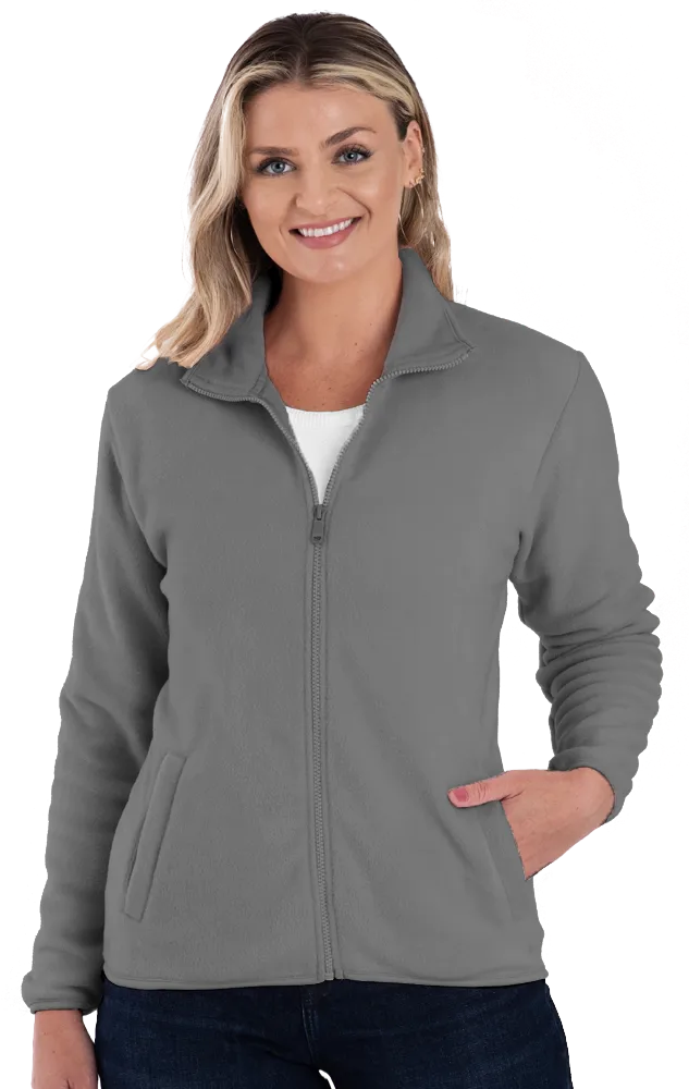 Blue Generation Ladies' Micro Fleece Full Zip Jacket-BG6951
