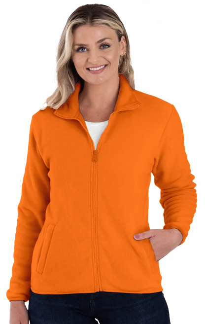 Blue Generation Ladies' Micro Fleece Full Zip Jacket-BG6951