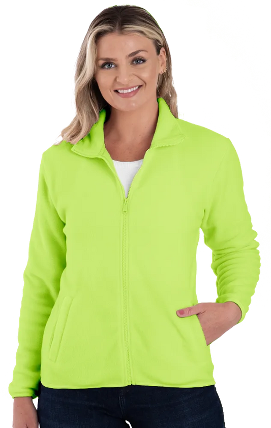 Blue Generation Ladies' Micro Fleece Full Zip Jacket-BG6951