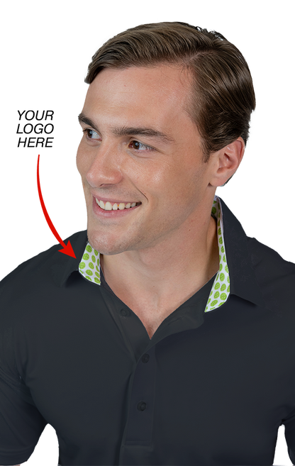 Blue Generation Sublimated Bonded Collar Polo- BG7007SC