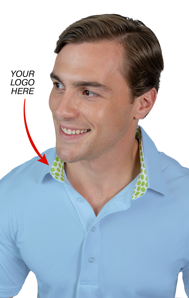 Blue Generation Sublimated Bonded Collar Polo- BG7007SC