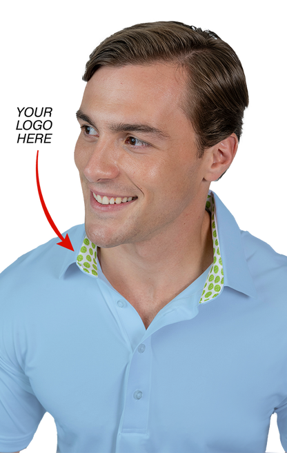 Blue Generation Sublimated Bonded Collar Polo- BG7007SC