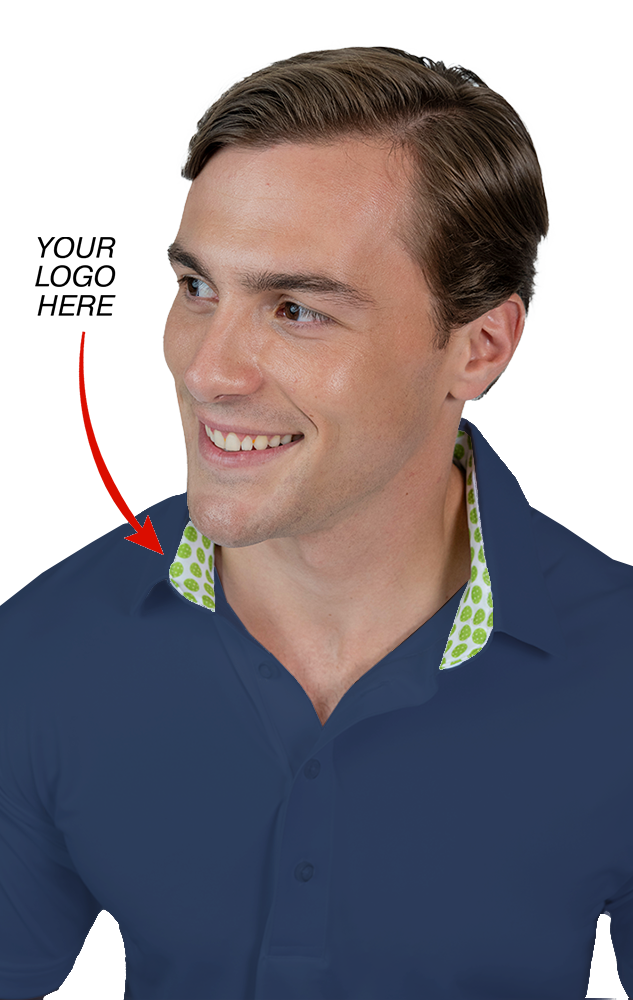 Blue Generation Sublimated Bonded Collar Polo- BG7007SC