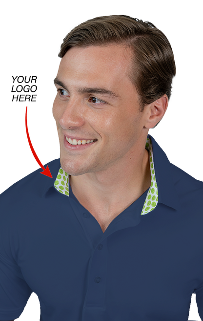 Blue Generation Sublimated Bonded Collar Polo- BG7007SC