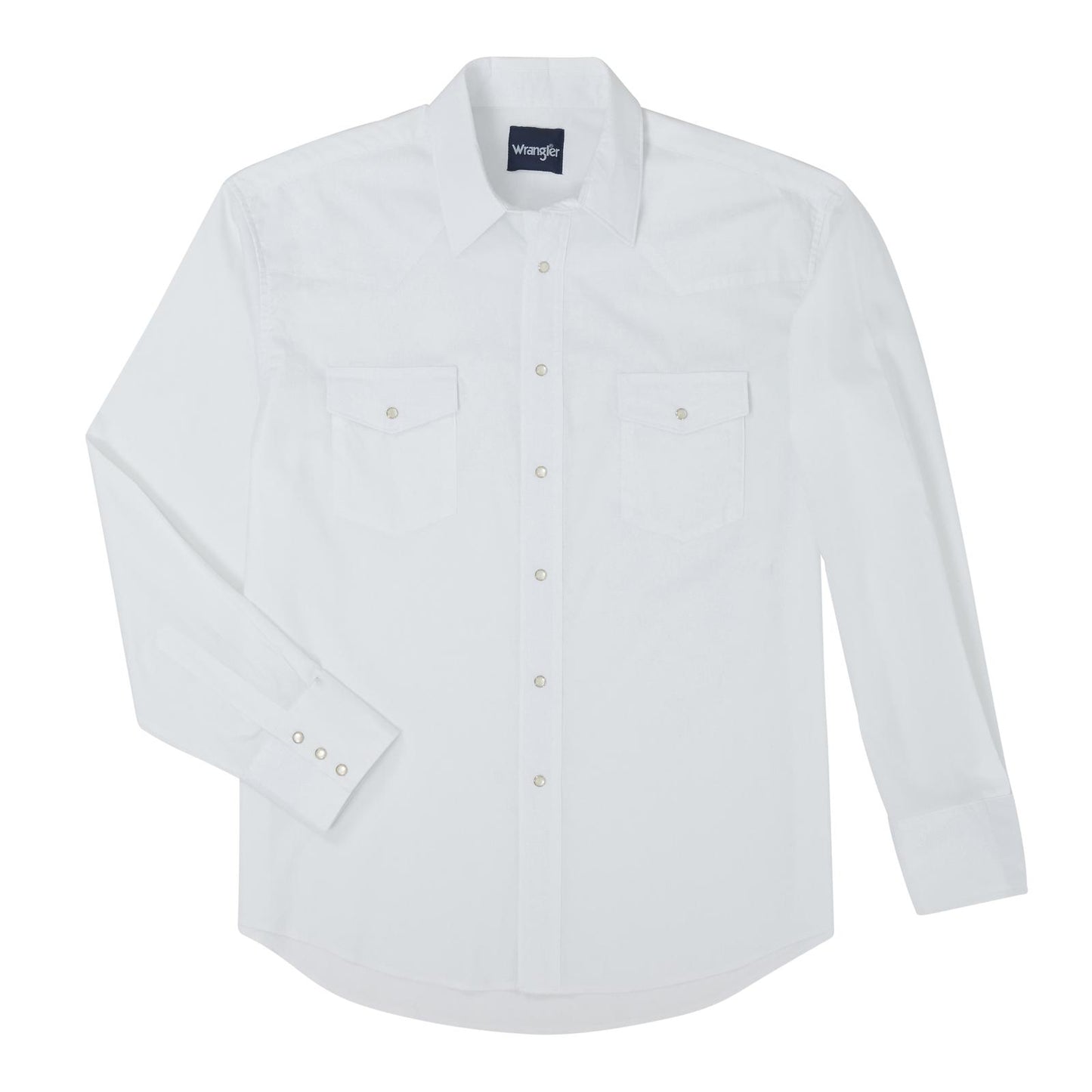 Wrangler® Sport Western Snap Shirt - White