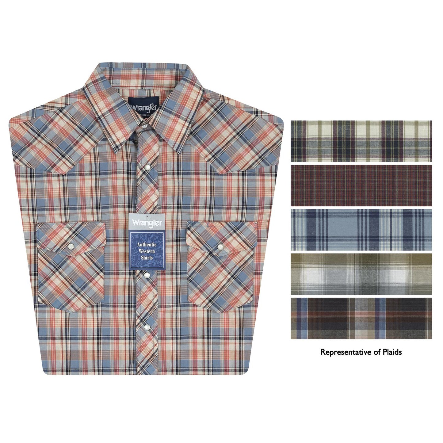 Wrangler® Dress Western Basic Shirt - Long Sleeves - Assorted