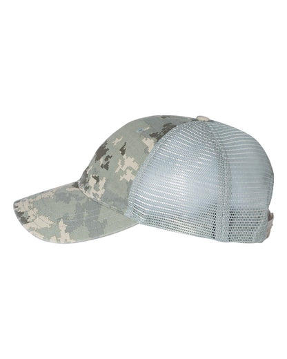 Richardson - Garment Washed Printed Trucker Cap - 111P