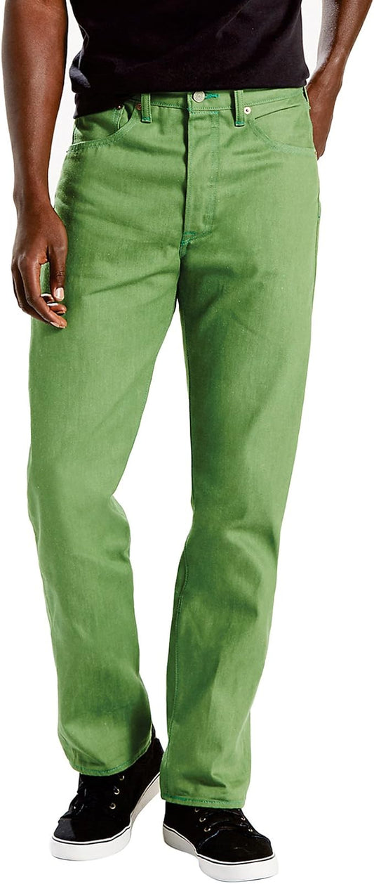 Discontinued  Levi's Men's 501 Original Shrink-to-Fit Jeans (Fresh Leaf) 00501-2413