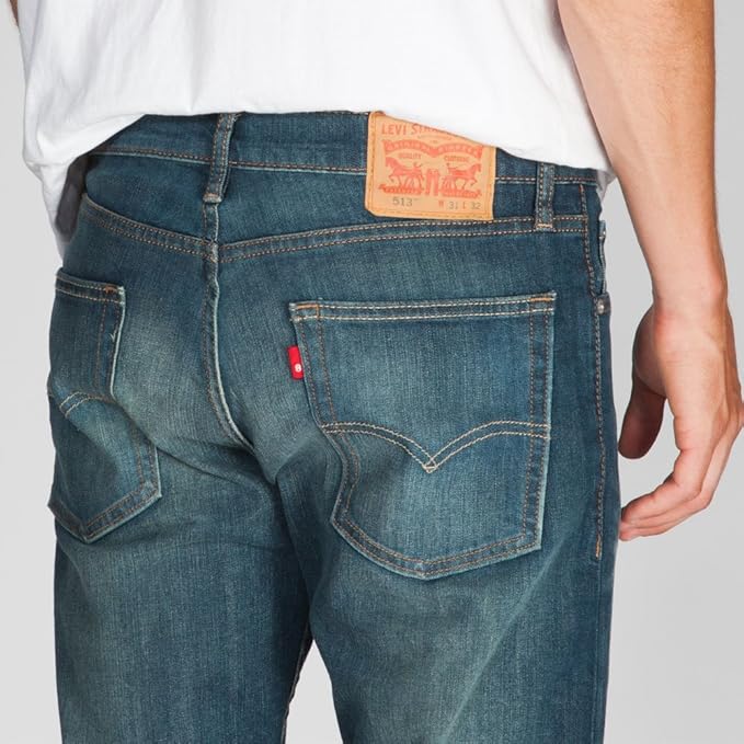 Levi's Men's 513 Slim Straight Jeans, Cash
