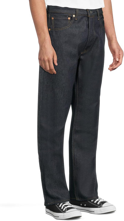 Levi's 501 Original Shrink-To-Fit Men's Jeans, Rigid - Dark Wash - Non Stretch, 31W x 31L - Clearance