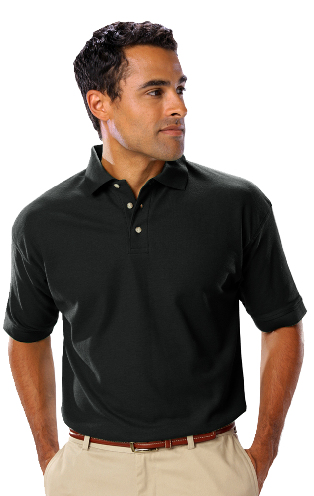 Blue Generation Men's Teflon Pique Polo without Pocket