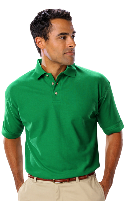 Blue Generation Men's Teflon Pique Polo without Pocket