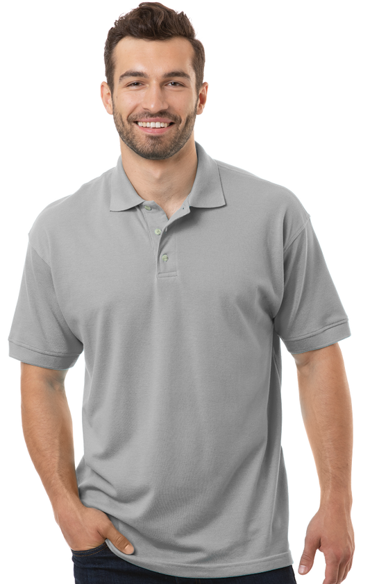 Blue Generation Men's Superblend Short-Sleeve Polo-BG7204 - Basics Clothing Store