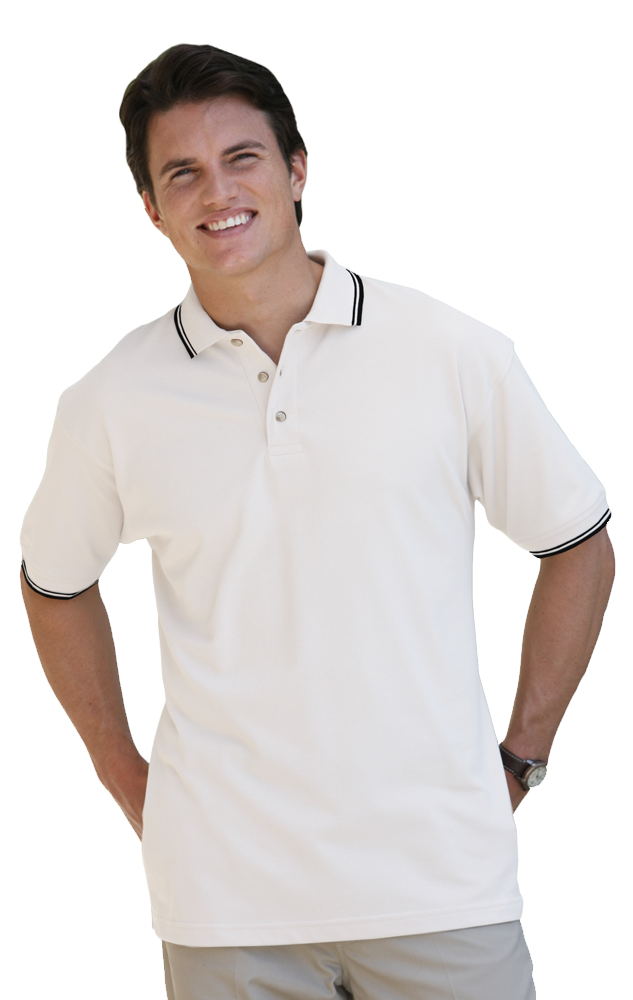 Men's Superblend Tipped S/S Polo