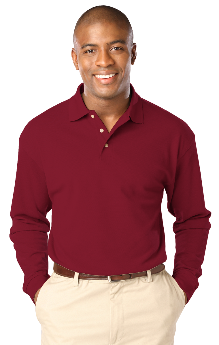 Blue Generation Men's Superblend L/S Polo-BG7207