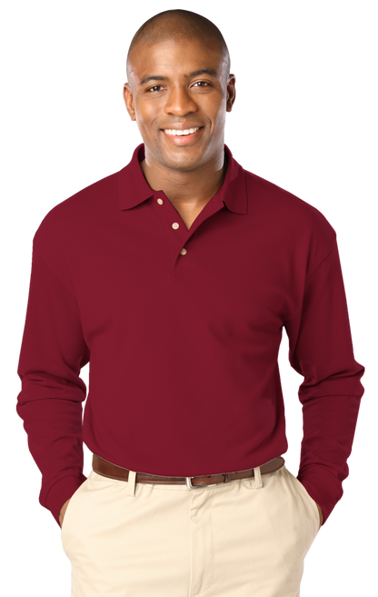 Blue Generation Men's Superblend L/S Polo-BG7207