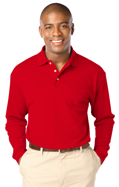 Blue Generation Men's Superblend L/S Polo-BG7207