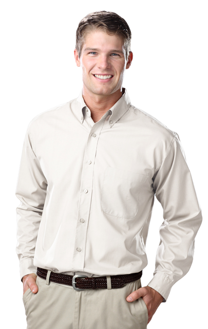 Blue Generation Men's L/S Value Poplin Shirt-BG7210