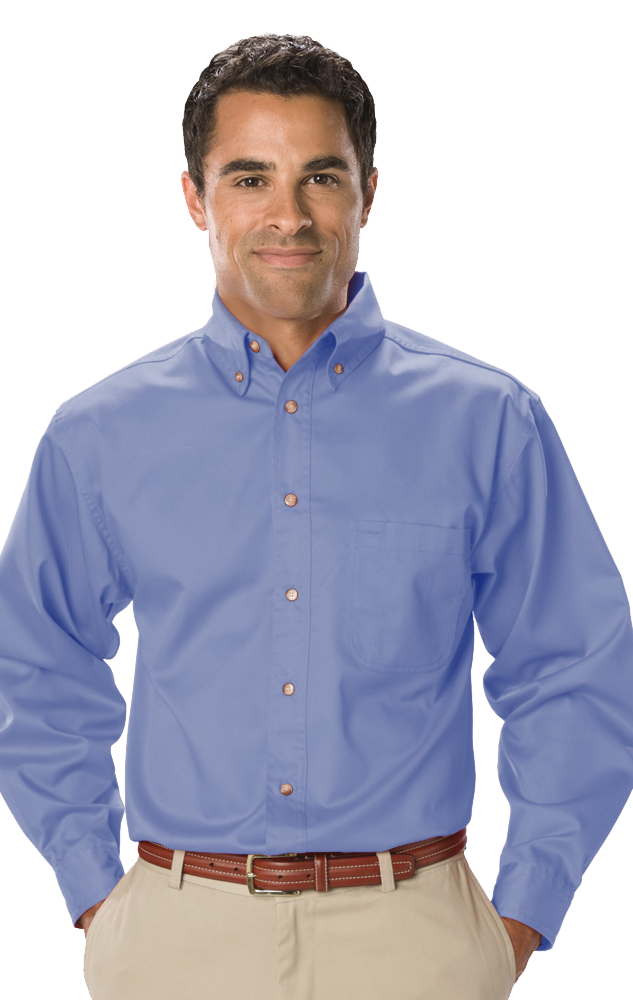 Blue Generation Men's Teflon Twill L/S Shirt