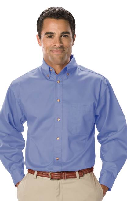 Blue Generation Men's Teflon Twill L/S Shirt