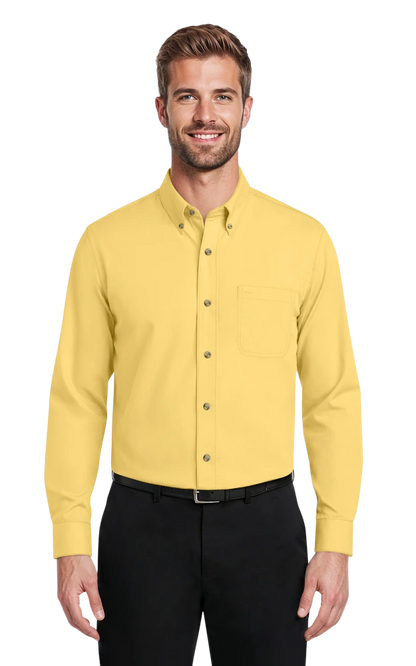 Blue Generation Men's Scotchgard Twill L/S Shirt-BG7217
