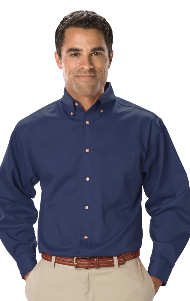 Blue Generation Men's Teflon Twill L/S Shirt