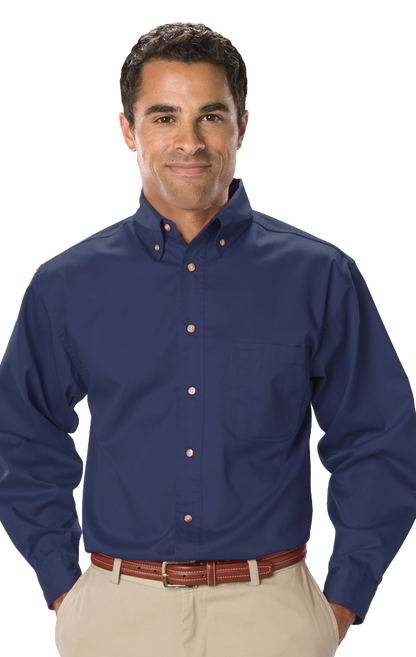 Blue Generation Men's Teflon Twill L/S Shirt