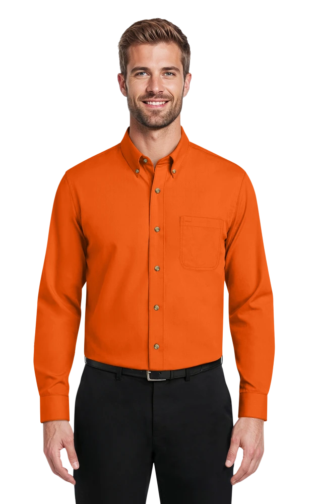 Blue Generation Men's Scotchgard Twill L/S Shirt-BG7217