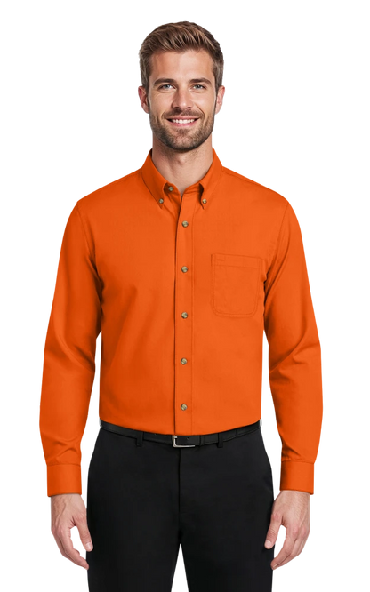 Blue Generation Men's Scotchgard Twill L/S Shirt-BG7217