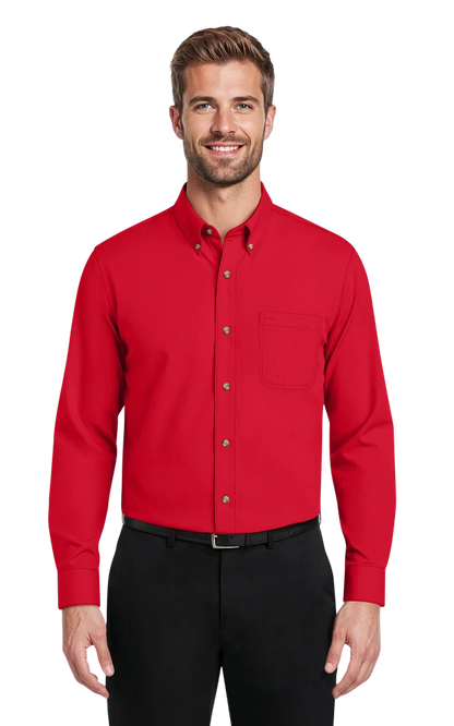 Blue Generation Men's Scotchgard Twill L/S Shirt-BG7217