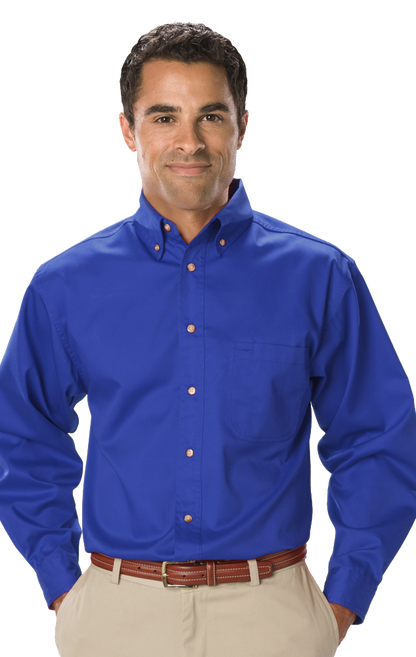 Blue Generation Men's Teflon Twill L/S Shirt