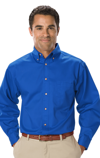 Blue Generation Men's Teflon Twill L/S Shirt