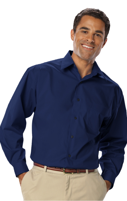 Blue Generation Men's Stretch Poplin L/S Shirt