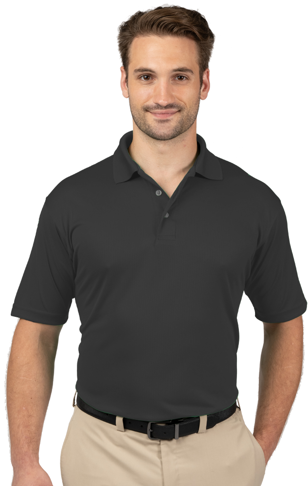 Blue Generation Men's Wicking Short-Sleeve Polo-BG7219