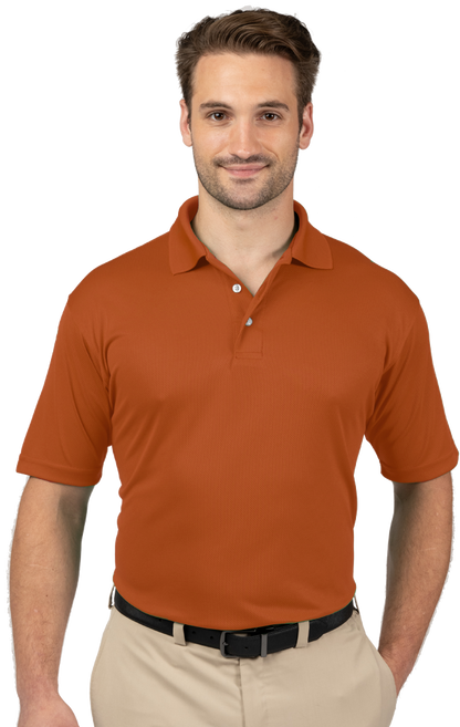 Blue Generation Men's Wicking Short-Sleeve Polo-BG7219